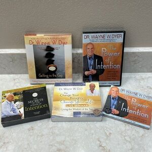 Dr Wayne W Dyer Self Help Book, CDs and DVD bundle.